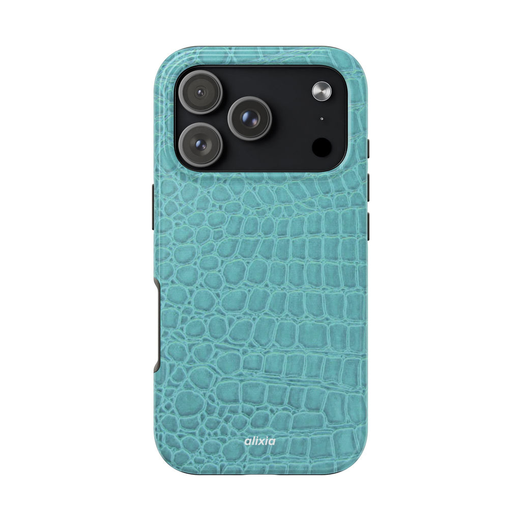 teal crocodile
