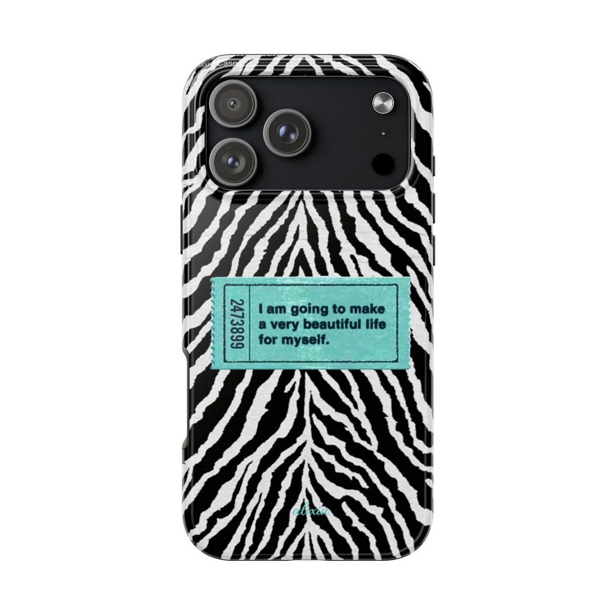 teal zebra