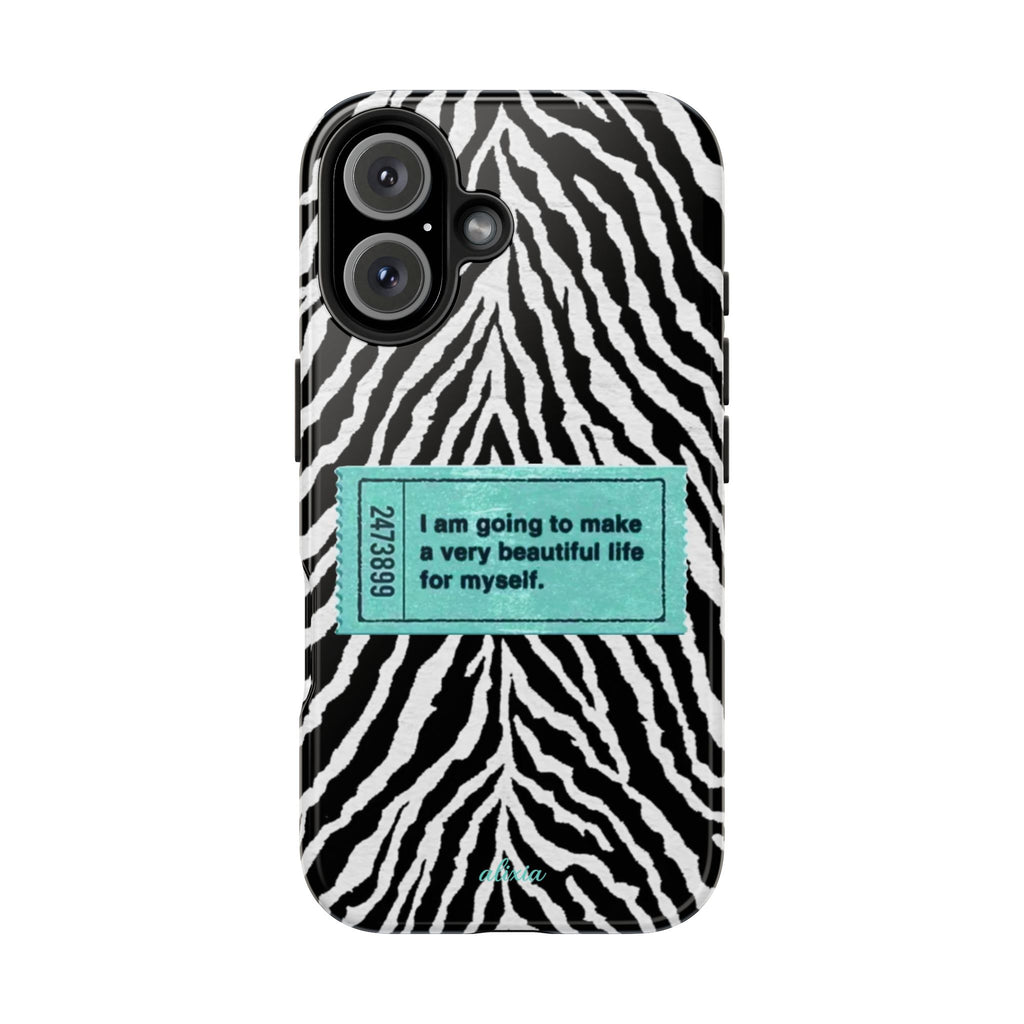teal zebra
