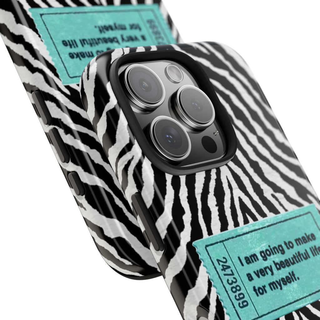 teal zebra